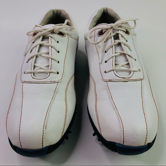 FootJoy LoPro Collection White Golf Shoes Spikes Size 6.5 M sportswear - Picture 5 of 9